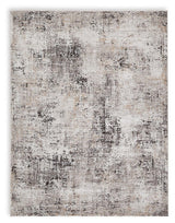 Elaning Black/Gray/Cream Medium Rug from Ashley - Luna Furniture