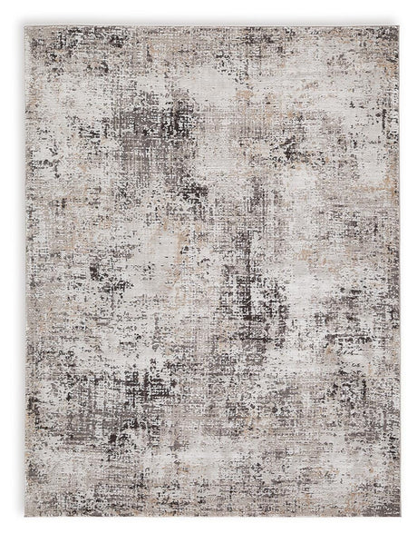Elaning Black/Gray/Cream Medium Rug from Ashley - Luna Furniture