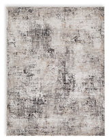 Elaning Black/Gray/Cream Medium Rug from Ashley - Luna Furniture