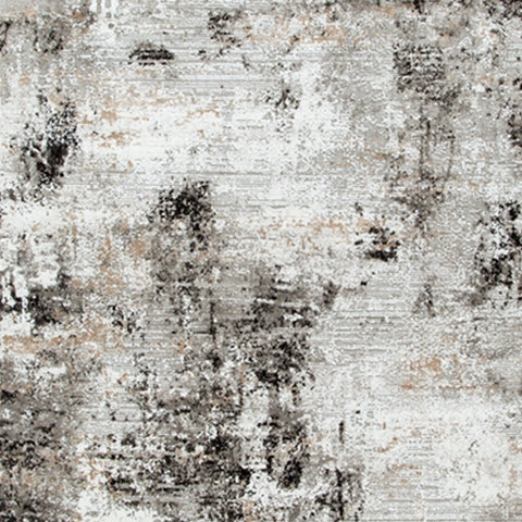 Langwell Black/Gray/White Extra Large Rug from Ashley Furniture - Luna Furniture