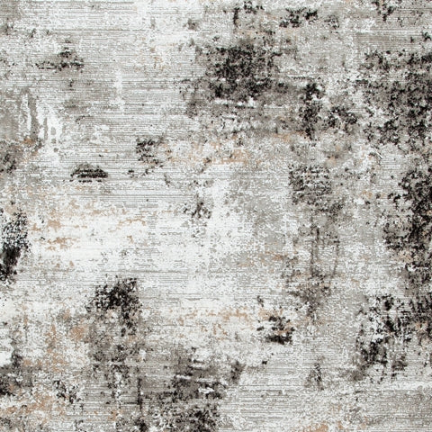 Langwell Black/Gray/White Medium Rug - Luna Furniture