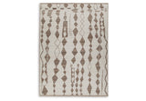 Brettler Beige/Brown Extra Large Rug from Ashley Furniture - Luna Furniture