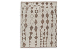 Brettler Beige/Brown Large Rug from Ashley Furniture - Luna Furniture