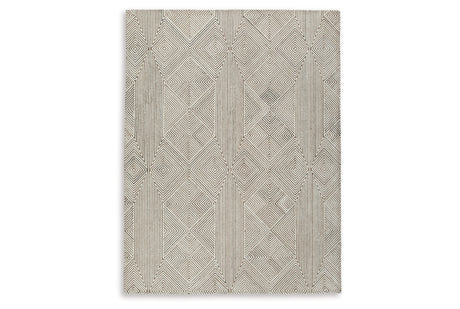 Jadott Beige/Brown Large Rug from Ashley Furniture - Luna Furniture