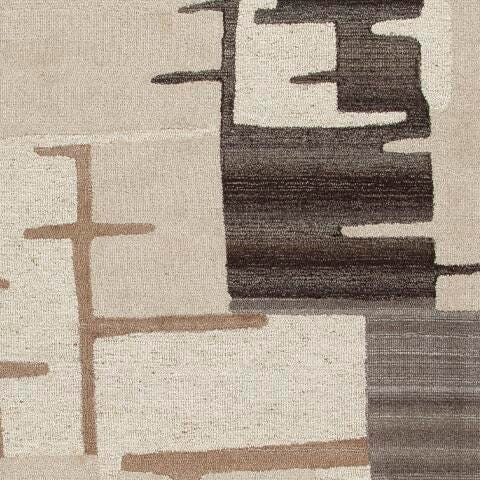 Kencher Beige/Brown Medium Rug from Ashley Furniture - Luna Furniture