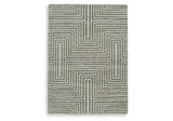 Jossen Ivory/Gray Medium Rug from Ashley Furniture - Luna Furniture