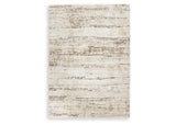Kasney Cream/Brown Medium Rug from Ashley Furniture - Luna Furniture