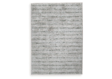 Laddway Cream/Green Medium Rug from Ashley Furniture - Luna Furniture