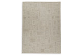 Brickburgh Gray/Ivory/Honey Extra Large Rug from Ashley Furniture - Luna Furniture