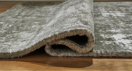 Valmontic Gray Large Rug from Ashley Furniture - Luna Furniture