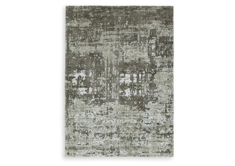 Valmontic Gray Large Rug from Ashley Furniture - Luna Furniture