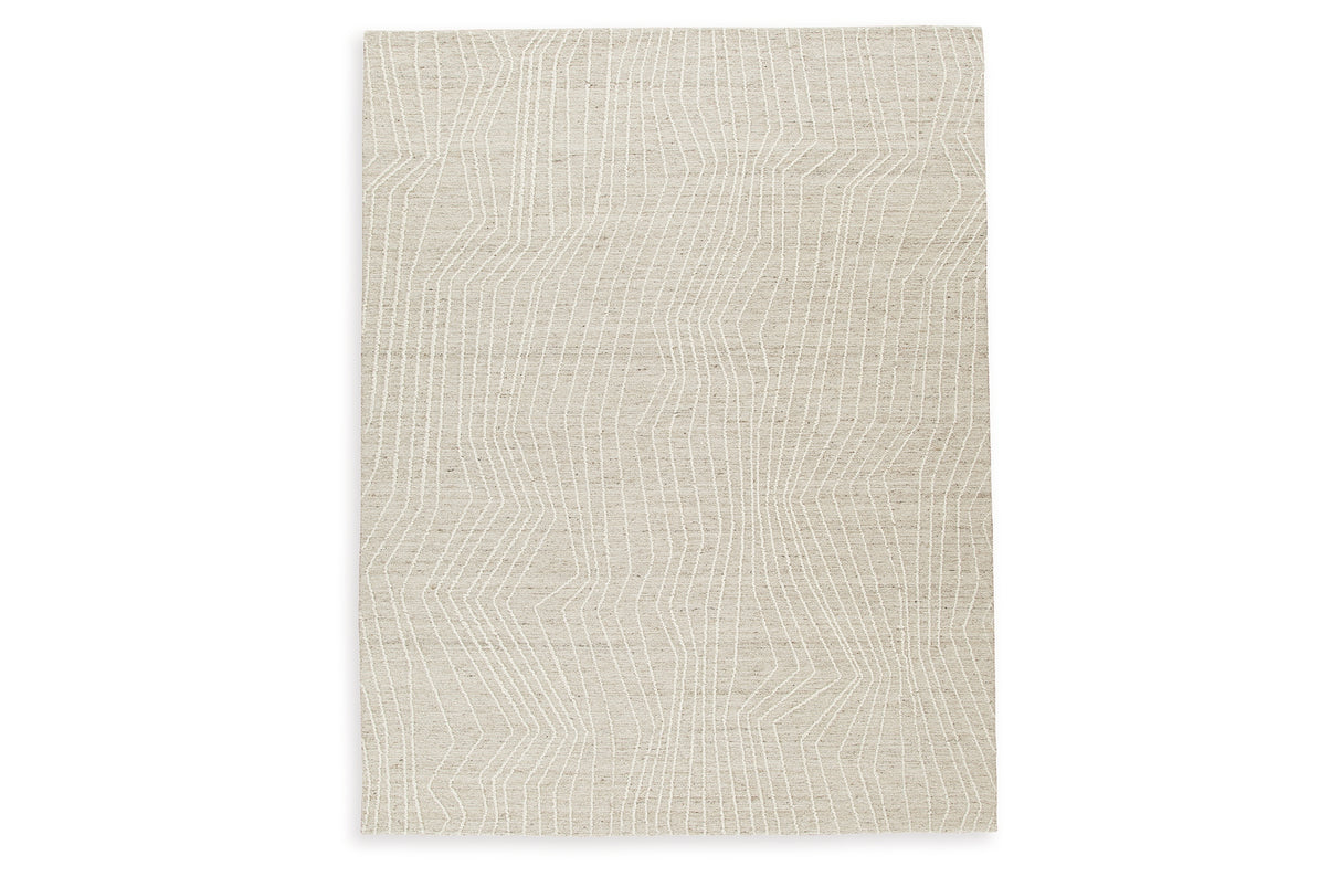 Varahill Gray/Ivory Large Rug from Ashley Furniture - Luna Furniture