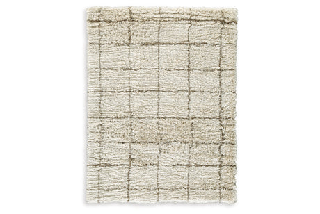 Wrenlow Cream/Brown Large Rug from Ashley - Luna Furniture