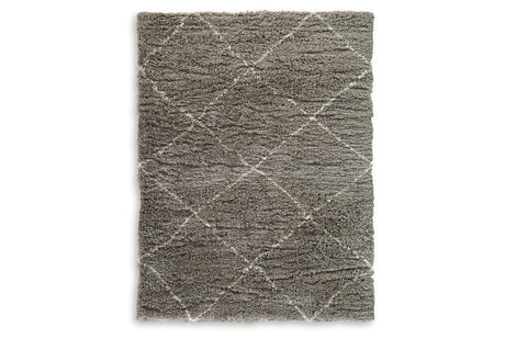 Wrenlow Gray/Cream Large Rug from Ashley - Luna Furniture