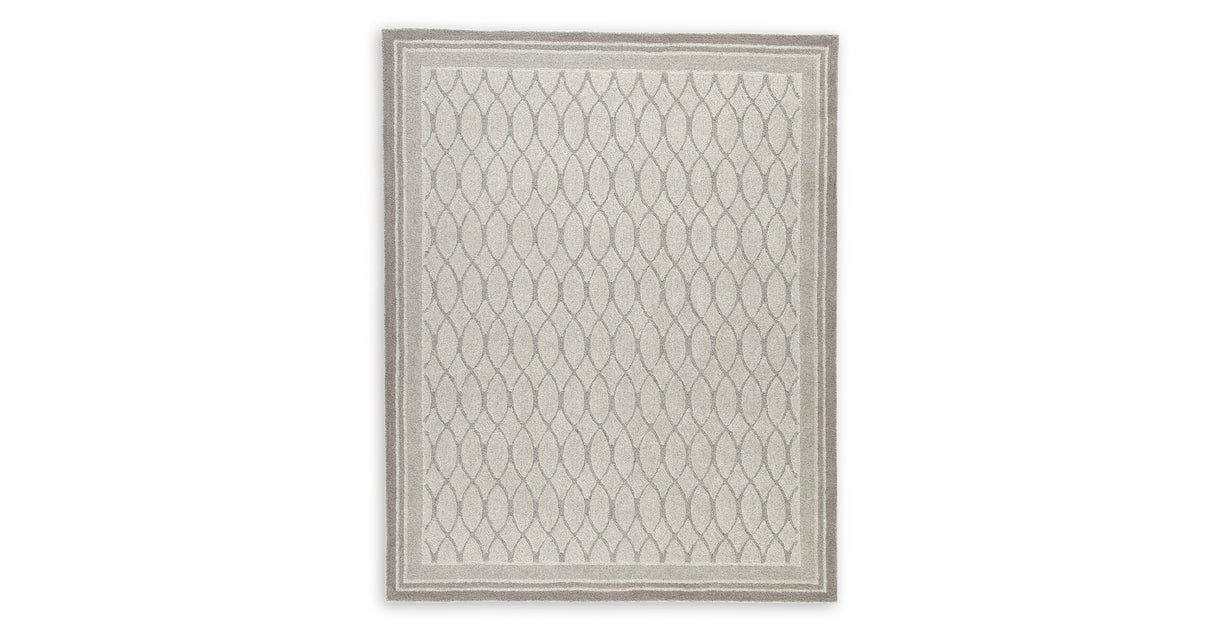 Wimney Gray Large Rug from Ashley Furniture - Luna Furniture