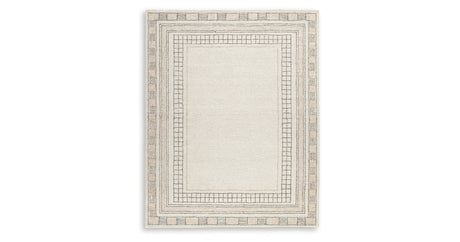 Idaman Taupe/Brown Large Rug from Ashley Furniture - Luna Furniture