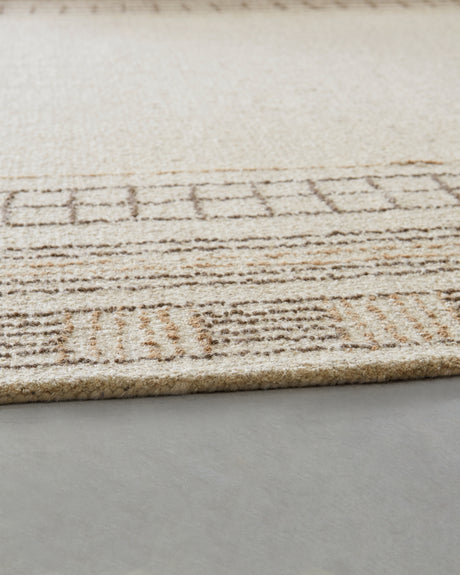 Idaman Taupe/Brown Medium Rug from Ashley Furniture - Luna Furniture