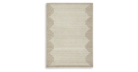 Emorymore Brown/Beige Medium Rug from Ashley Furniture - Luna Furniture