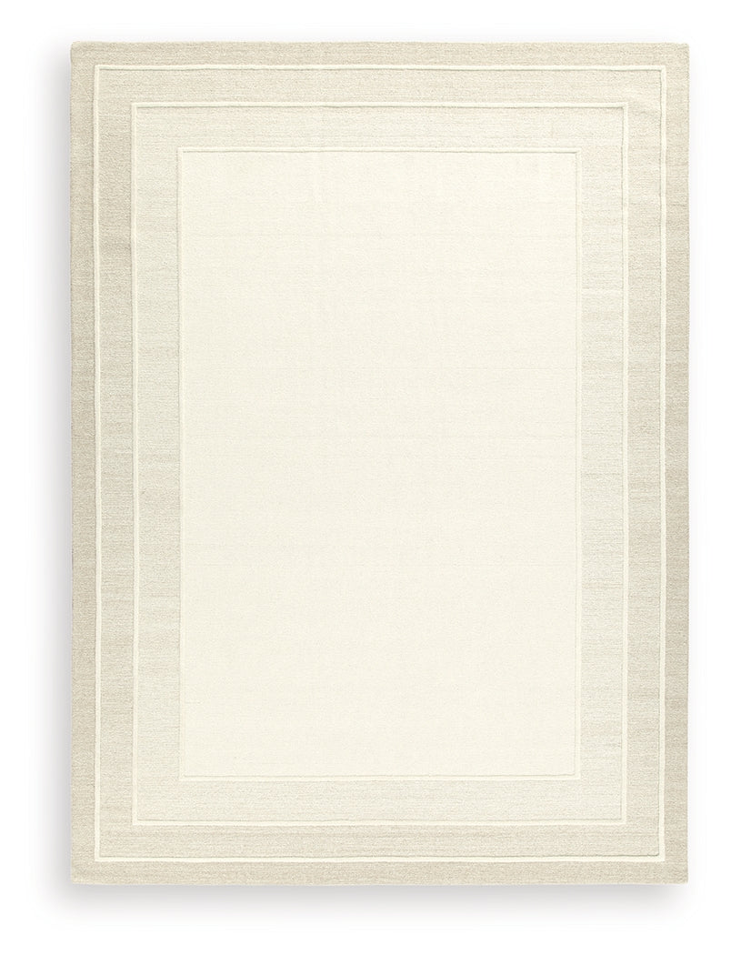 Teelgan Ivory/Tan Extra Large Rug from Ashley - Luna Furniture