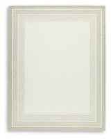 Teelgan Ivory/Tan Large Rug from Ashley Furniture - Luna Furniture