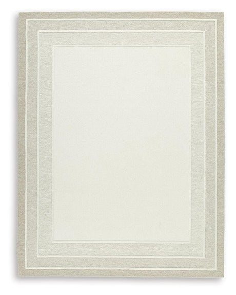 Teelgan Ivory/Tan Large Rug from Ashley - Luna Furniture