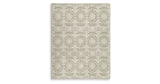 Maconville Ivory/Gray Large Rug from Ashley Furniture - Luna Furniture