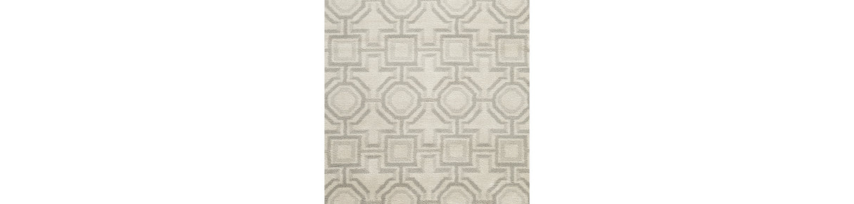 Maconville Ivory/Gray Medium Rug from Ashley Furniture - Luna Furniture