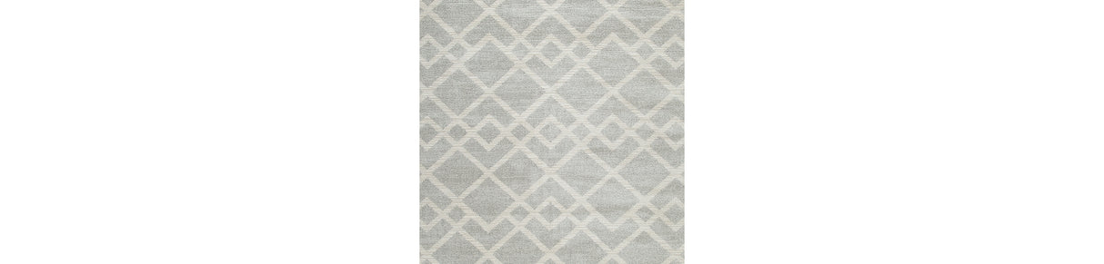 Unawick Gray/Ivory Large Rug from Ashley Furniture - Luna Furniture