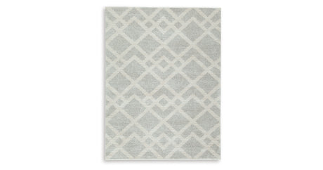 Unawick Gray/Ivory Medium Rug from Ashley - Luna Furniture