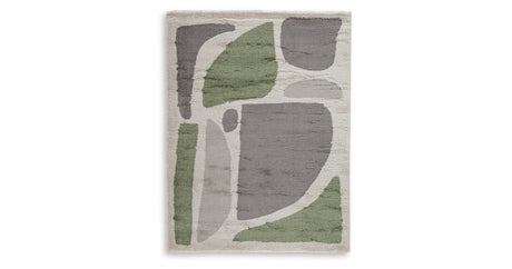 Anburgh Green/Gray/Ivory Medium Rug from Ashley - Luna Furniture