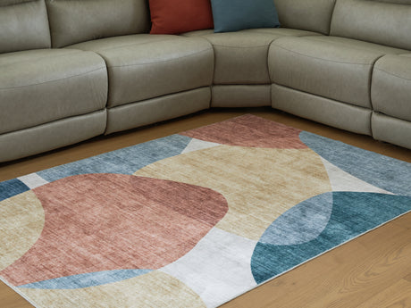 Chanleigh Multi Washable Medium Rug from Ashley - Luna Furniture