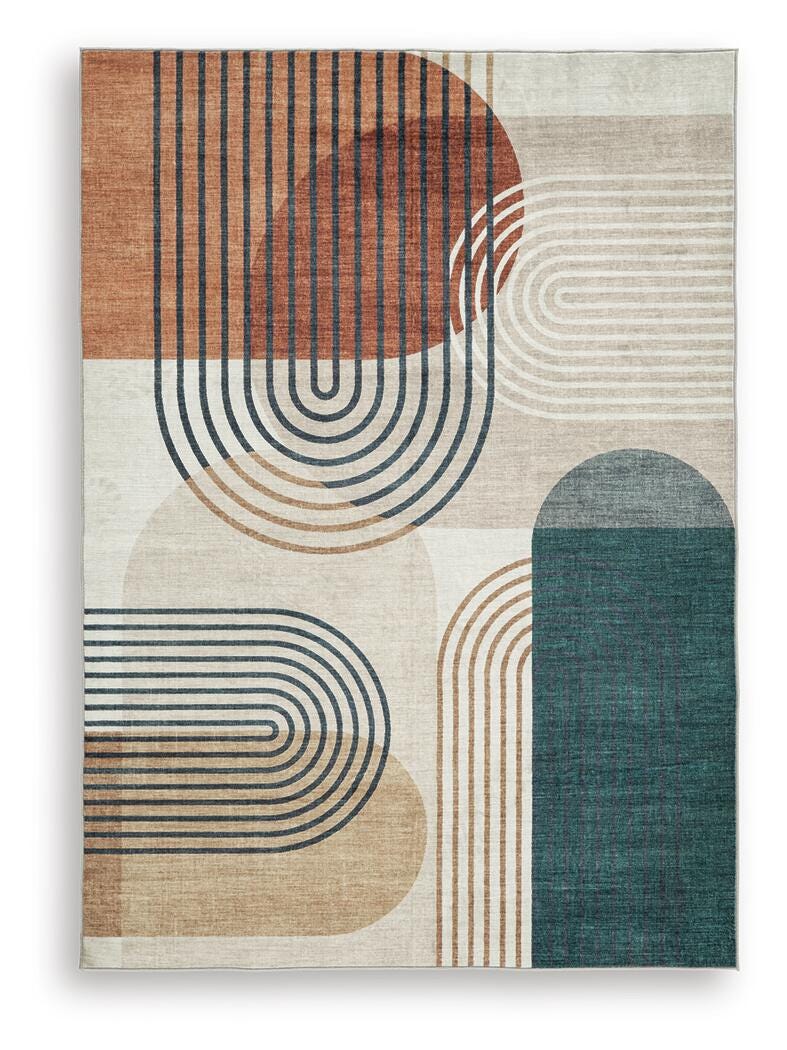 Farrendale Multi Washable Large Rug from Ashley Furniture - Luna Furniture