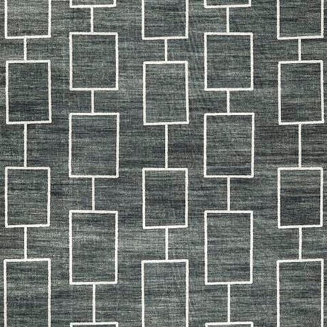 Elderland Black/Gray Washable Medium Rug from Ashley - Luna Furniture
