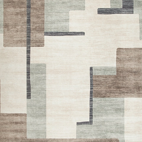 Larkport Cream/Brown/Gray Washable Large Rug from Ashley Furniture - Luna Furniture