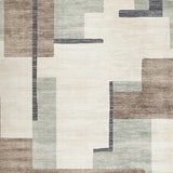 Larkport Cream/Brown/Gray Washable Large Rug from Ashley Furniture - Luna Furniture