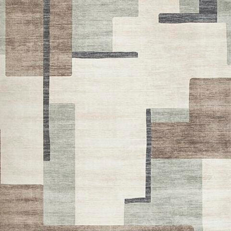 Larkport Cream/Brown/Gray Washable Large Rug from Ashley Furniture - Luna Furniture