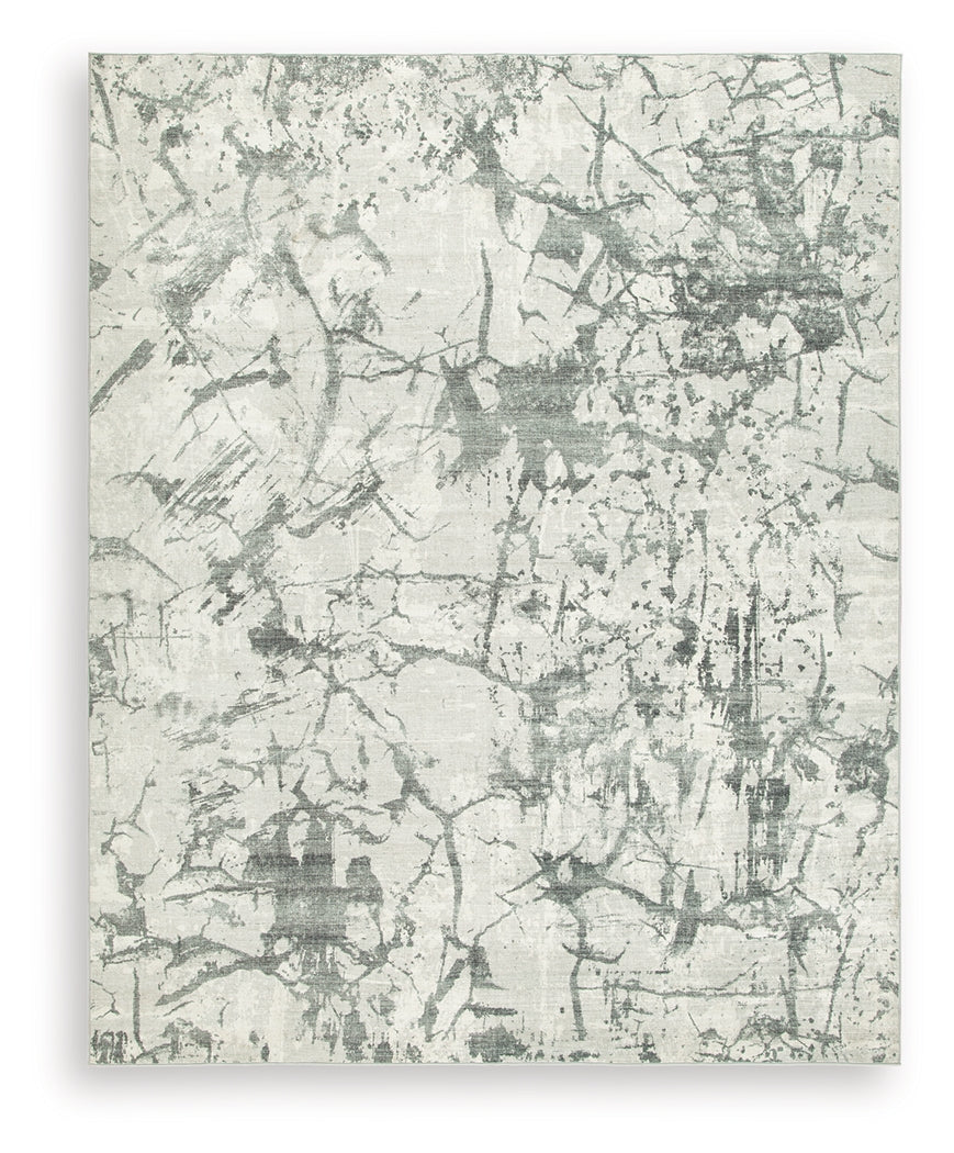 Tobinbury Gray Washable Large Rug from Ashley Furniture - Luna Furniture