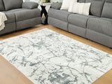 Tobinbury Gray Washable Medium Rug from Ashley Furniture - Luna Furniture