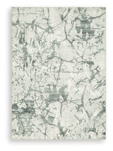 Tobinbury Gray Washable Medium Rug from Ashley Furniture - Luna Furniture