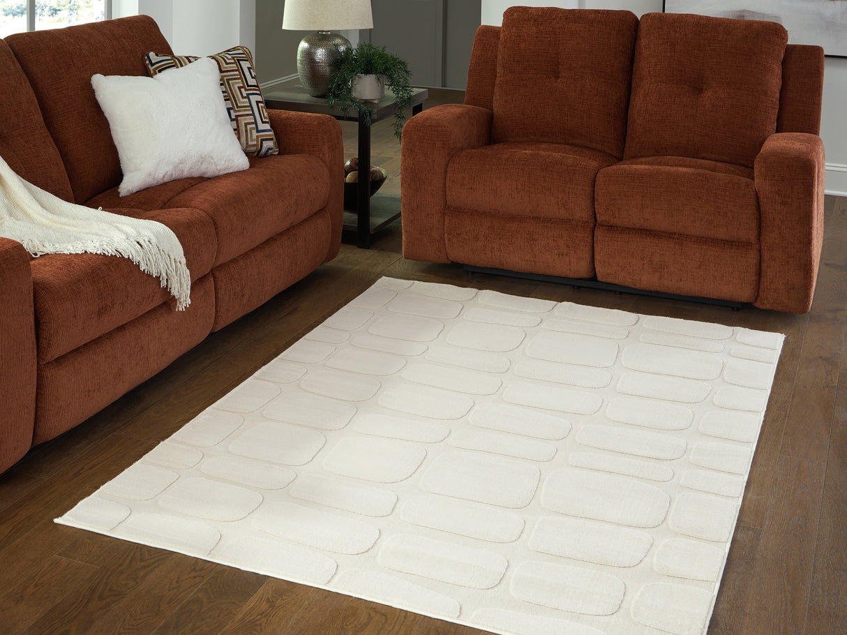 Malvinsboro Sandstone Washable Medium Rug from Ashley Furniture - Luna Furniture