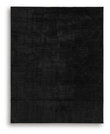 Gibbswell Black Washable Large Rug from Ashley Furniture - Luna Furniture