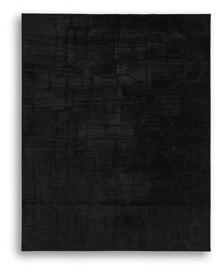 Gibbswell Black Washable Large Rug from Ashley Furniture - Luna Furniture