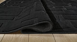 Gibbswell Black Washable Medium Rug from Ashley Furniture - Luna Furniture