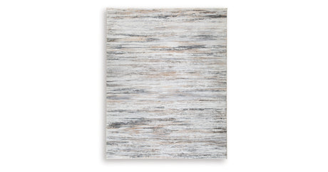 Nace Gray/Brown/White Large Rug from Ashley Furniture - Luna Furniture