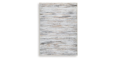 Nace Gray/Brown/White Medium Rug from Ashley Furniture - Luna Furniture