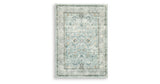 Ladstoney Teal/Beige/Ochre Medium Rug from Ashley Furniture - Luna Furniture
