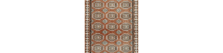 Qaabiz Sienna/Ivory/Black Large Rug from Ashley Furniture - Luna Furniture