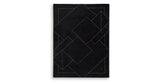 Marav Black/White Large Rug from Ashley Furniture - Luna Furniture