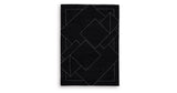 Marav Black/White Medium Rug from Ashley Furniture - Luna Furniture