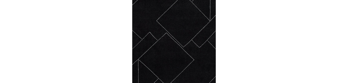 Marav Black/White Medium Rug from Ashley Furniture - Luna Furniture
